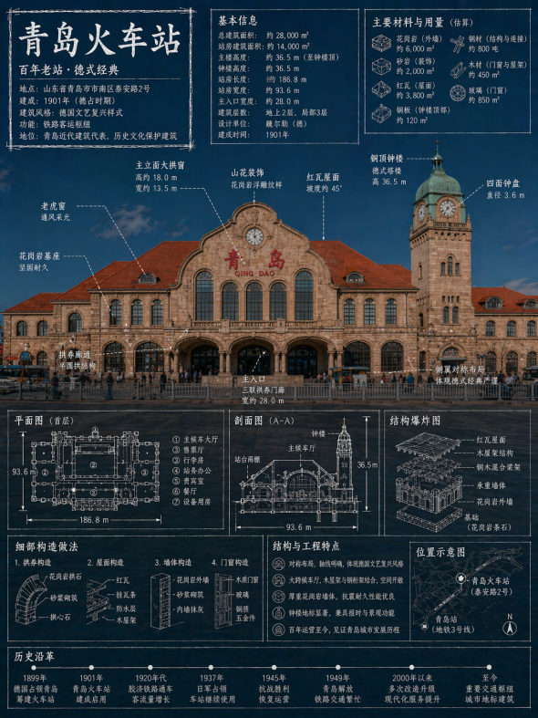 火车站信息海报